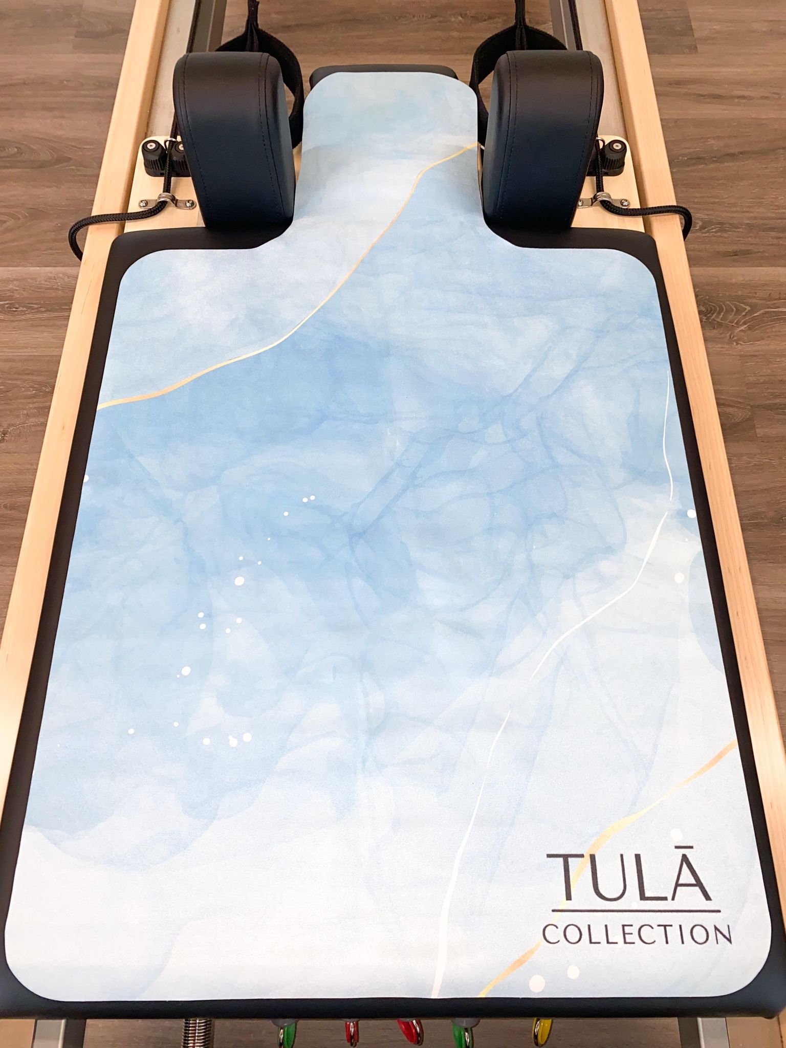 Eco-Friendly Pilates Reformer Mat - Marble Glacier – Tulā Collection