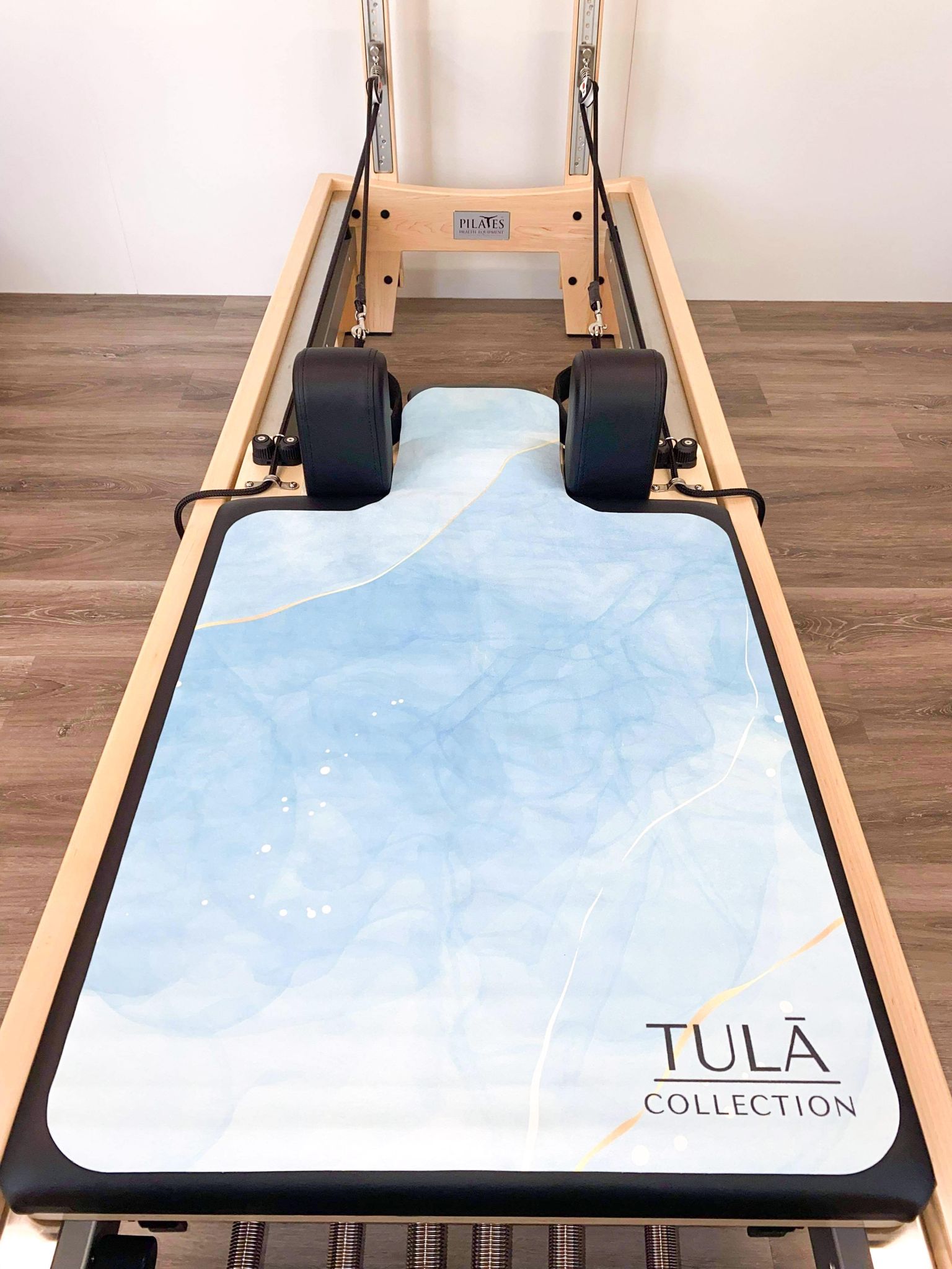 Eco-Friendly Pilates Reformer Mat - Marble Glacier – Tulā Collection